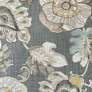 Floral Platinum - Cotton Belle Futon Cover - Grade D