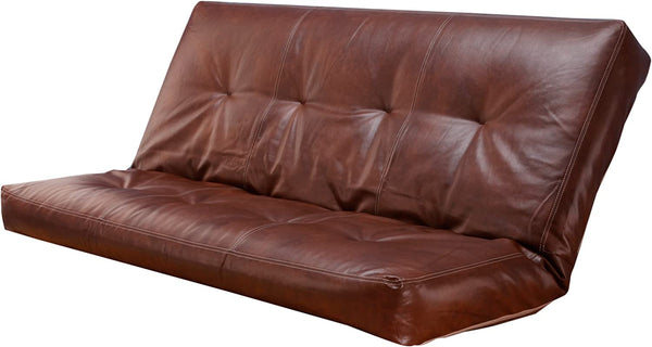 Faux Leather Innerspring Futon
