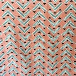 Triangle Coral - Cotton Belle Futon Cover