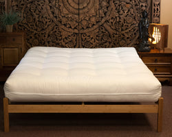 Queen Pearl Mattress: natural cotton (1 IN STOCK)