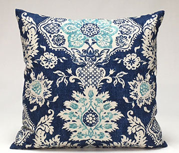 Blooms Indigo -  Cotton Belle Futon Cover - Grade C