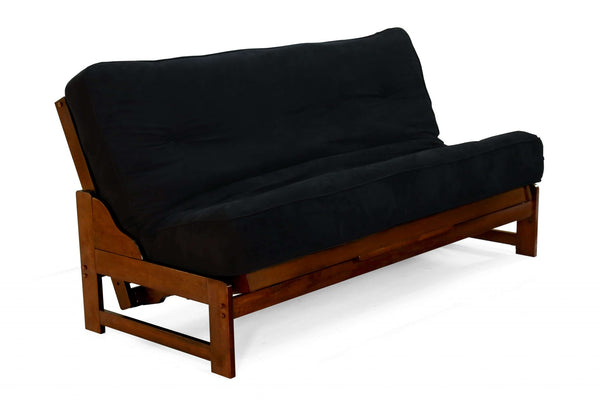 Full Eureka Futon Couch Frame- Black Walnut (Local Pick Up Only) (1 in Stock)