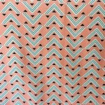 Triangle Coral - Cotton Belle Futon Cover
