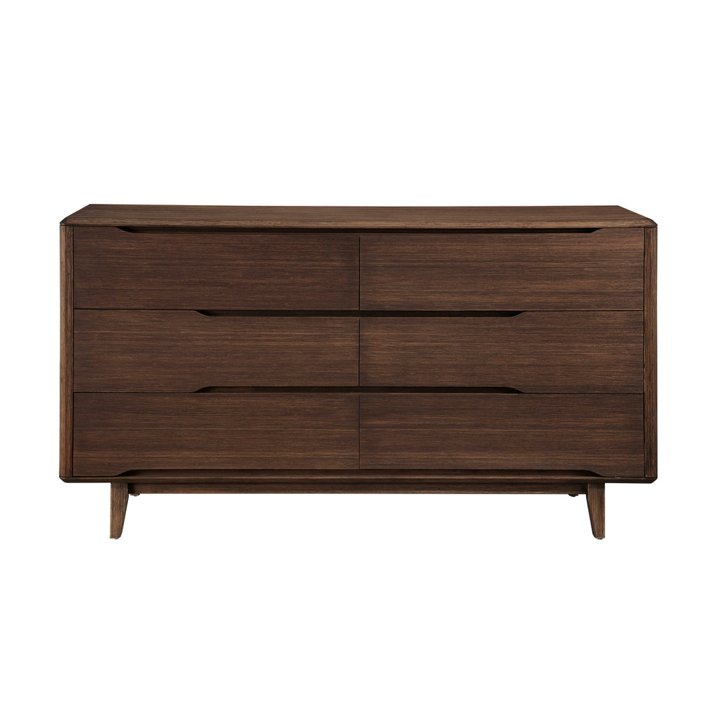 Currant Bamboo 6 Drawer Dresser
