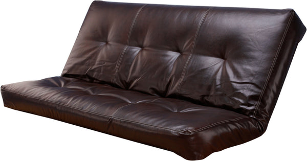 Faux Leather Innerspring Futon