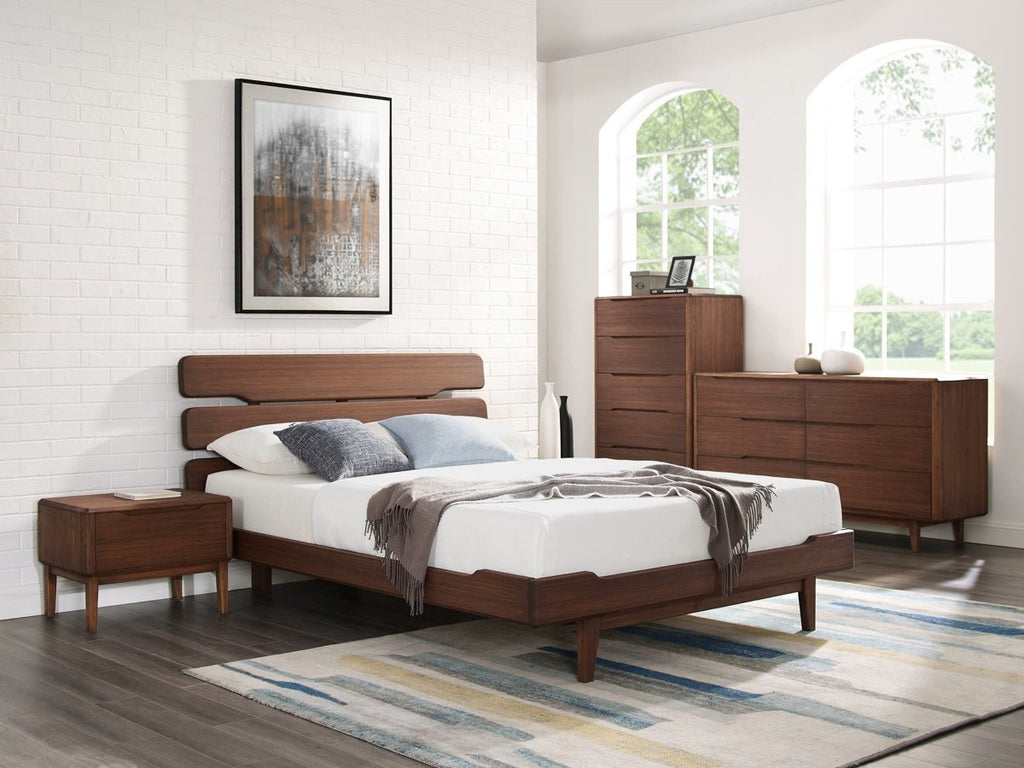 Currant - Dark Walnut Bamboo Bed Frame (Local Pick Up)