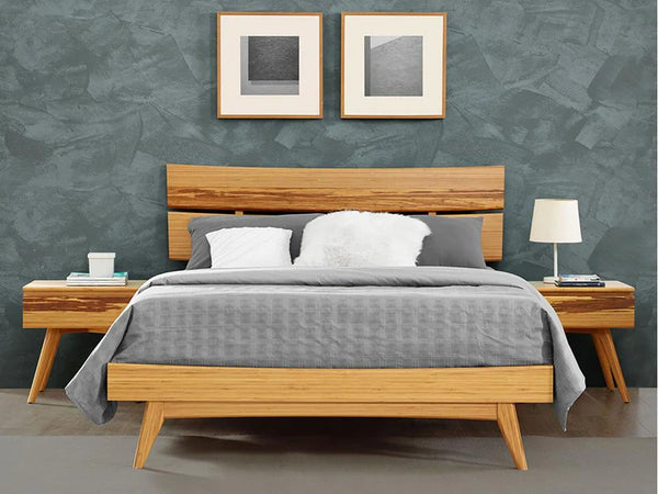 Azara Bamboo Bed Frame - Carmelized (Local Pick Up)