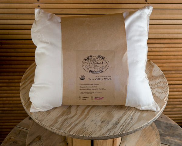 Throw Pillow - Contains Organic Cotton