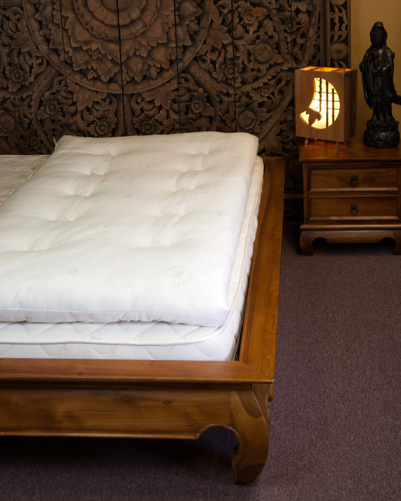 Queen Shikibuton - 3" Natural Cotton Futon (1 In Stock)