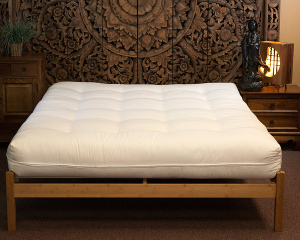 Queen Pearl Mattress: natural cotton (1 IN STOCK)