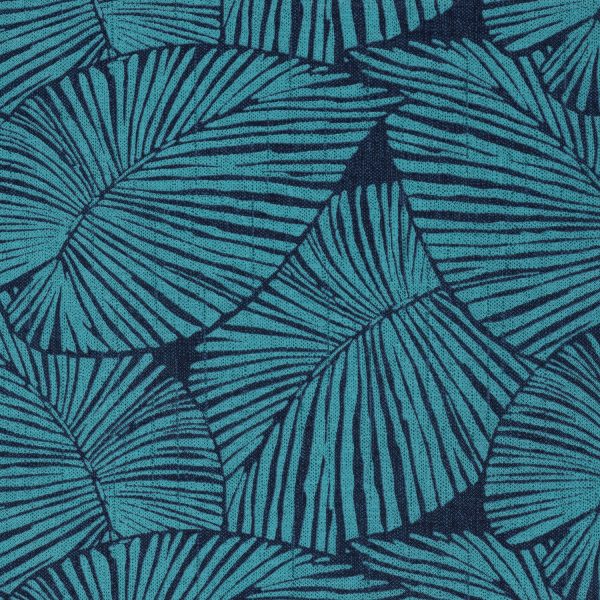 Paradise Palm Denim - SIS Futon Cover