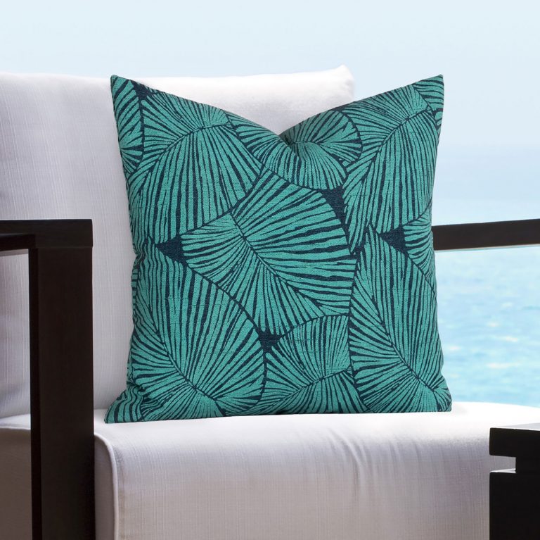 Paradise Palm Denim - SIS Futon Cover