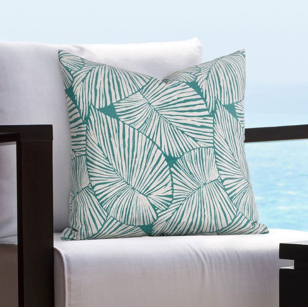 Paradise Palm Turquoise - SIS Futon Cover