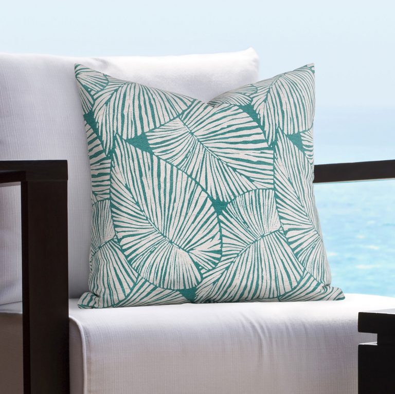 Paradise Palm Turquoise - SIS Futon Cover