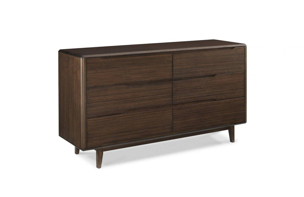 Currant Bamboo 6 Drawer Dresser