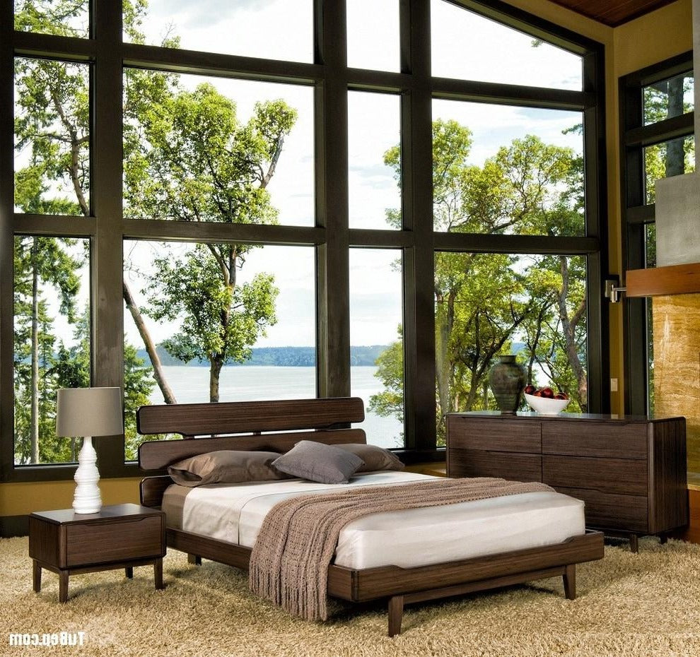 Currant - Dark Walnut Bamboo Bed Frame (Local Pick Up)