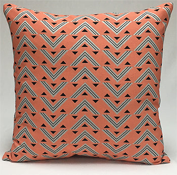 Triangle Coral - Cotton Belle Futon Cover