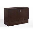 Sagebrush Murphy Cabinet Bed with Trifold Mattress (Local Pick Up)